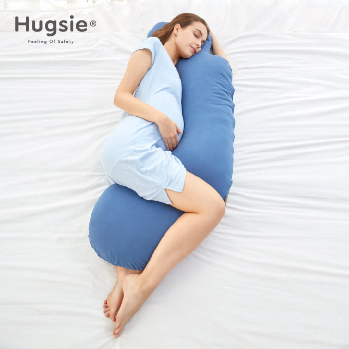 Hugsie 涼感孕婦枕【瓷藍】