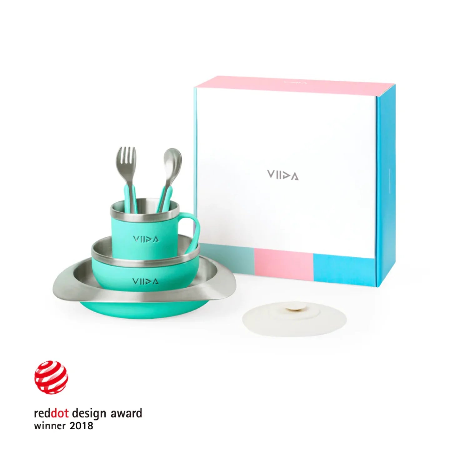 VIIDA SOUFFLÉ Antibacterial Stainless Steel Tableware Flagship Set