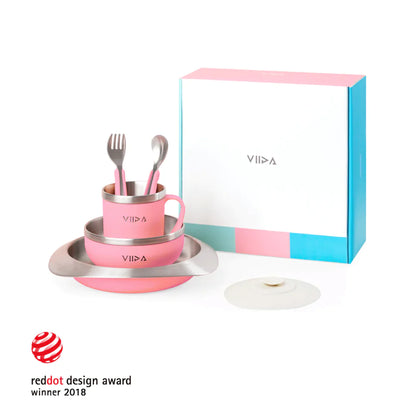 VIIDA SOUFFLÉ Antibacterial Stainless Steel Tableware Flagship Set